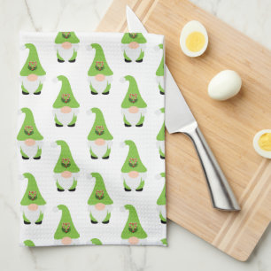 Paño De Cocina Moderno Gnome Candy Cane NOMBRE Navidades Diversió