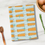 Paño De Cocina Modernos Bloques Atómicos de Mediados del Siglo Aq<br><div class="desc">Diseño moderno de la Edad Atómica a mediados del siglo. Diseño divertido y audaz con bloques divertidos y coloridos,  y estrellas. Perfecto para los amantes del retro y del estilo vintage.</div>
