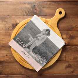 Paño De Cocina Modo de regalo de citas familiares y fotos de pare