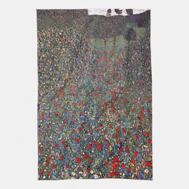 Paño De Cocina Mohnfeld, Gustav Klimt (Vertical)