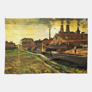Paño De Cocina Molino de hierro en La Haya por Vincent van Gogh