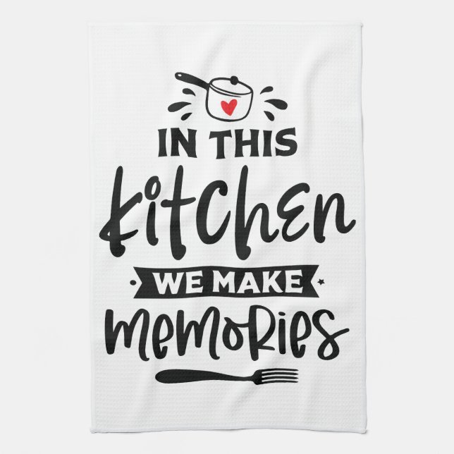 Paño De Cocina Momentos de cocina memorables (Vertical)