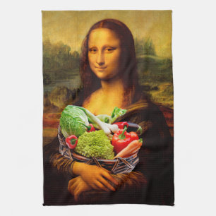Paño De Cocina Mona Lisa ama verduras