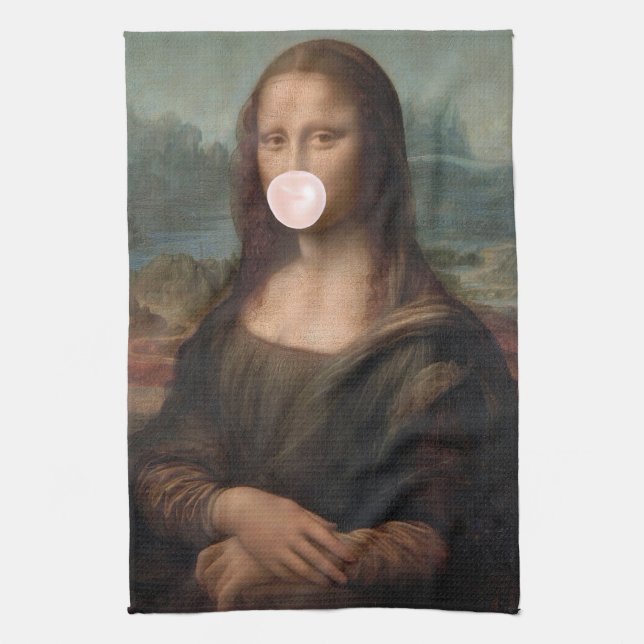Paño De Cocina Mona Lisa chicle rosa (Vertical)