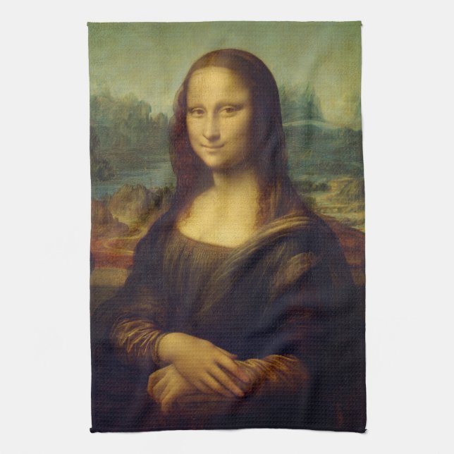 Paño De Cocina Mona Lisa | Leonardo da Vinci (Vertical)