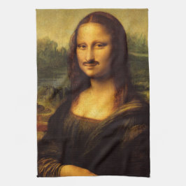 Paño De Cocina mona lisa mustache
