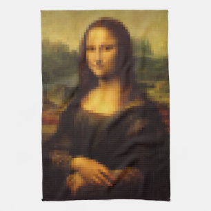 Paño De Cocina Mona Lisa Pixelada
