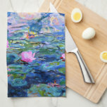 Paño De Cocina Monet, Lilies de Agua,<br><div class="desc">Water Lilies,  famoso cuadro de Claude Monet</div>