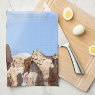 Paño De Cocina Mono babuino en la cima de una montaña