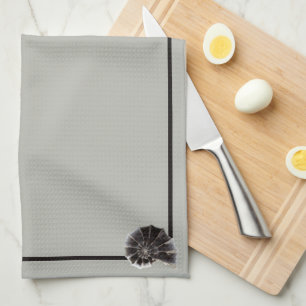 Paño De Cocina Monocromo neutro de la vida marina de Japón