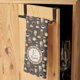 Paño De Cocina Monograma café Lover Café Bean