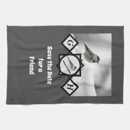 Paño De Cocina Monograma de pollo de montaña Adorable