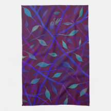 Monograma frasco oscuro de joyas borgoñas