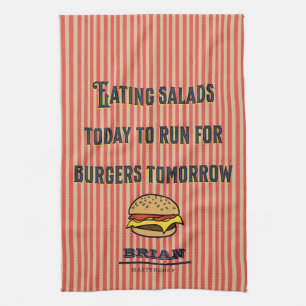 Paño De Cocina Monograma gracioso diciendo ilustracion cutáneo vi