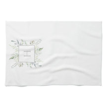 Monograma inicial botánico