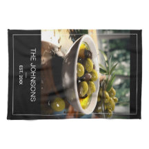 Monograma Madern Black White Photo and Family Name