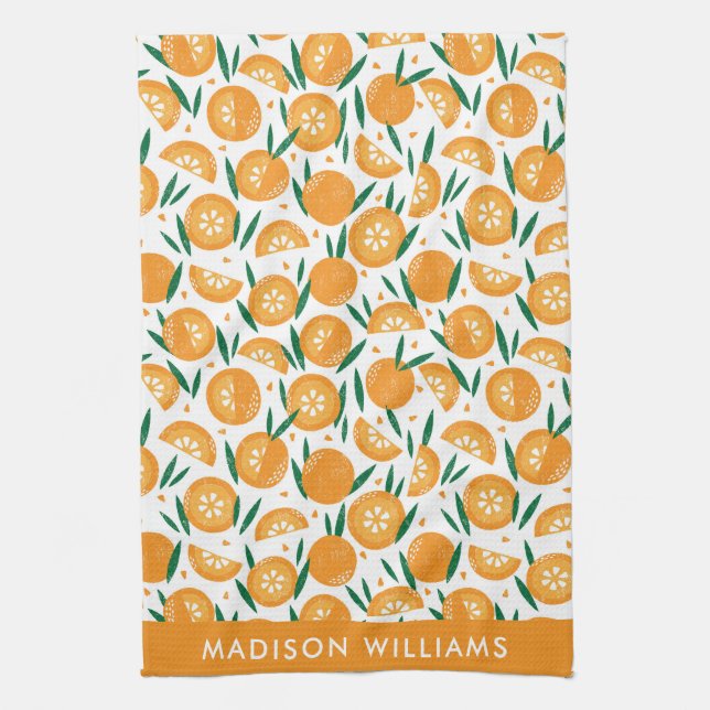 Paño De Cocina monogramado, nombre, (Vertical)