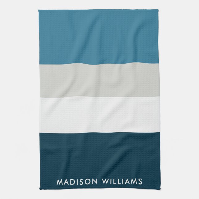 Paño De Cocina monogramado, nombre, (Vertical)