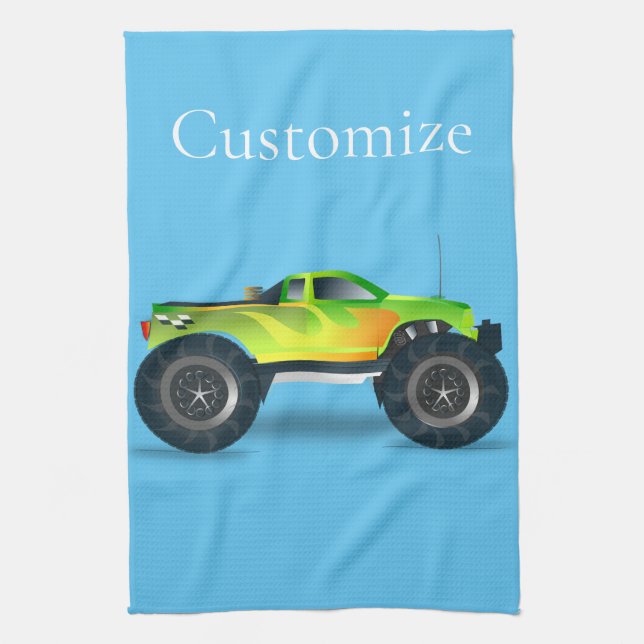 Paño De Cocina Monster Truck Thunder_Cove (Vertical)