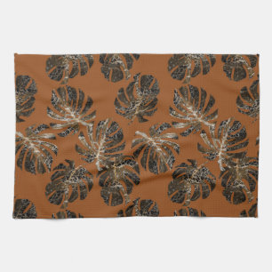 Paño De Cocina Monstera Leo Estampado Animal Glam 3