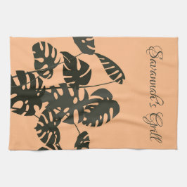 Paño De Cocina Monstera Plant Swiss Cheese Leaves personalizadas