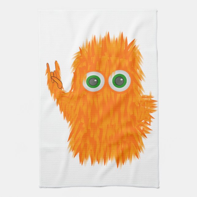 Paño De Cocina Monstruo de la música (Vertical)