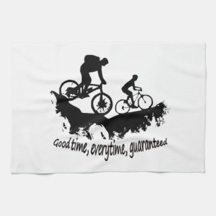 Paño De Cocina Montaña Biking cita inspiradora del buen tiempo