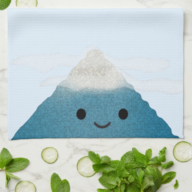 Paño De Cocina Montaña Feliz (Doblado)
