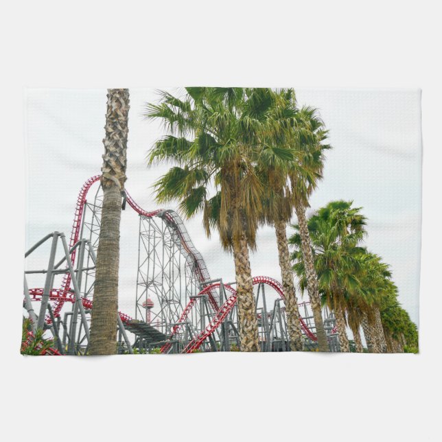 Paño De Cocina Montaña Mágica de Seis Banderas (Horizontal)