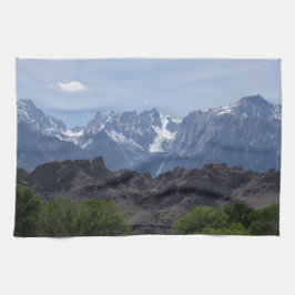 Paño De Cocina Montañas de nieve de Lone Pine