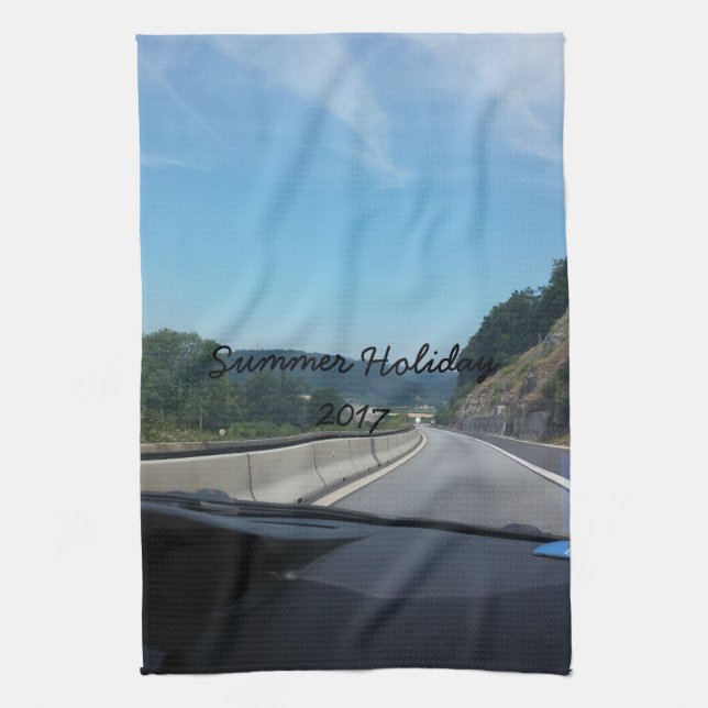 Paño De Cocina Montañas de vacaciones de coches Europa fotografía (Vertical)