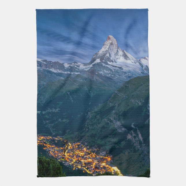Paño De Cocina Montañas | Matterhorn, Zermatt, Alpes suizos (Vertical)