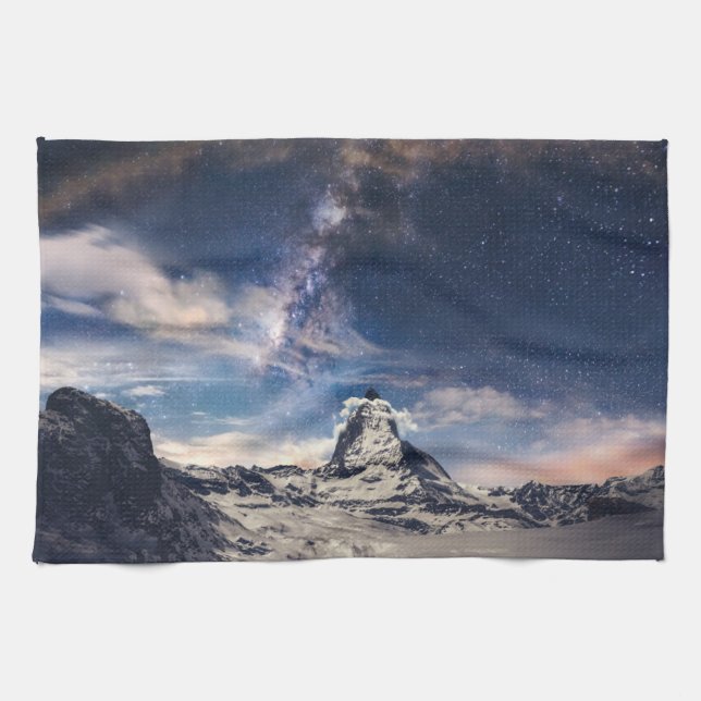 Paño De Cocina Montañas | Matterhorn Zermatt Suiza (Horizontal)