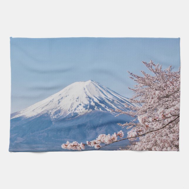 Paño De Cocina Montañas | Monte Fuji Tokio, Japón (Horizontal)