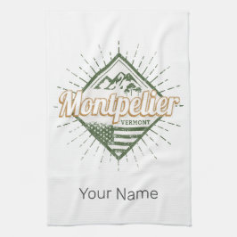 Paño De Cocina Montpelier Vermont City Estados Unidos