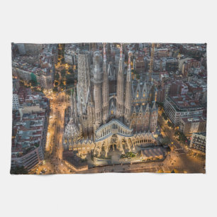Paño De Cocina Monumentos   La Sagrada Familia