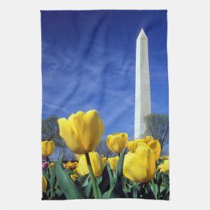 Paño De Cocina Monumentos Monumento a Washington en primavera