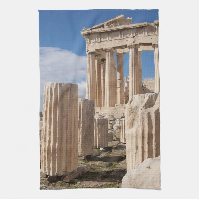Paño De Cocina Monuments | Parthenon Acropolis Athens Greece (Vertical)