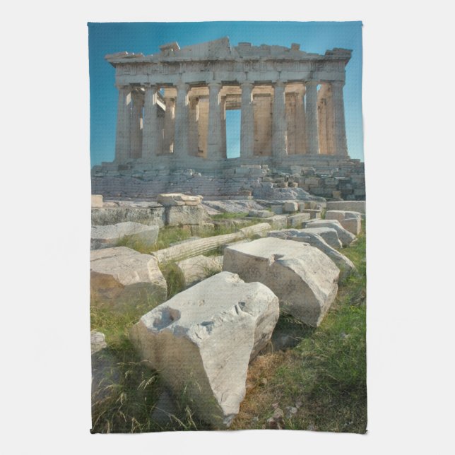 Paño De Cocina Monuments | Parthenon Athens, Greece (Vertical)