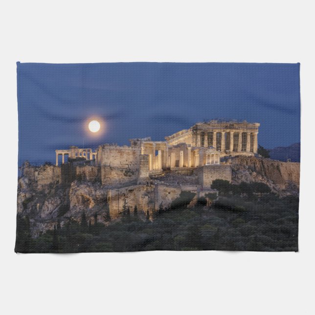 Paño De Cocina Monuments | The Parthenon Athens, Greece (Horizontal)