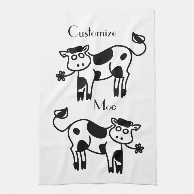 Paño De Cocina Moo Cow Thunder_Cove (Vertical)