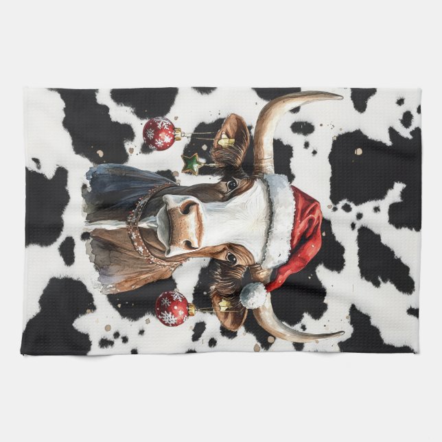 Paño De Cocina Mooey Christmas  (Horizontal)