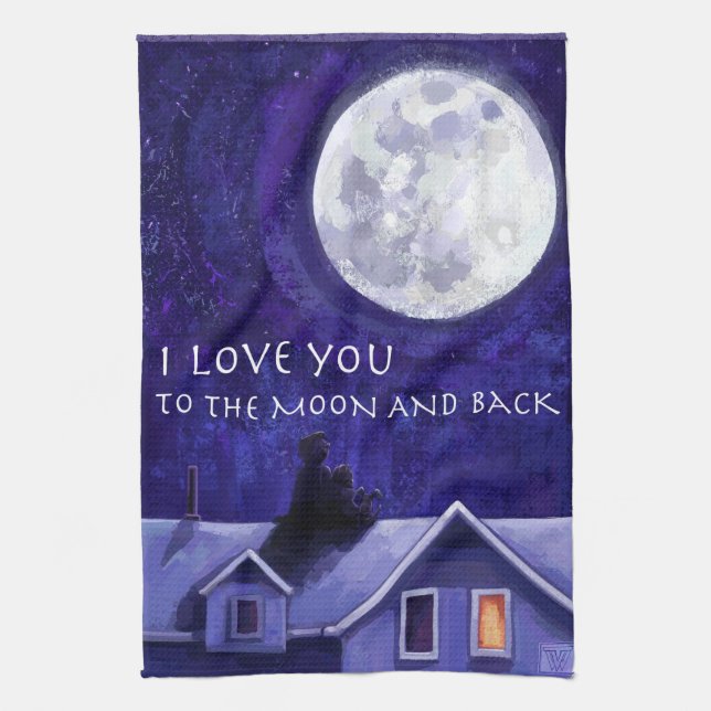 Paño De Cocina Moon Watch (Vertical)