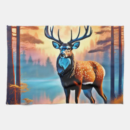 Paño De Cocina Moonlit Deer Stance