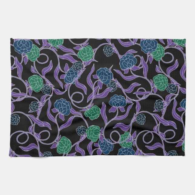 Paño De Cocina Moonlit Vine - Mysticool Collection (Horizontal)