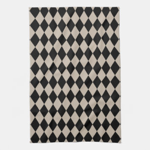 Paño De Cocina Moreno y negro del Harlequin