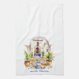Paño De Cocina Moroccan Oasis - A Culinary Journey Kitchen Towels