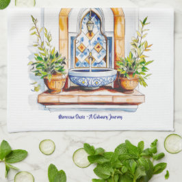 Paño De Cocina Moroccan Oasis - A Culinary Journey Kitchen Towels