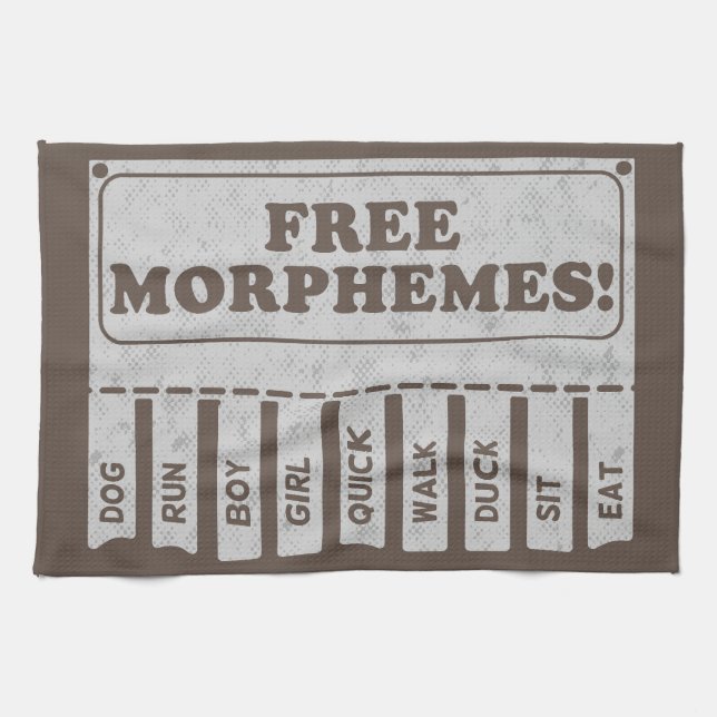Paño De Cocina Morphemes gratis (Horizontal)