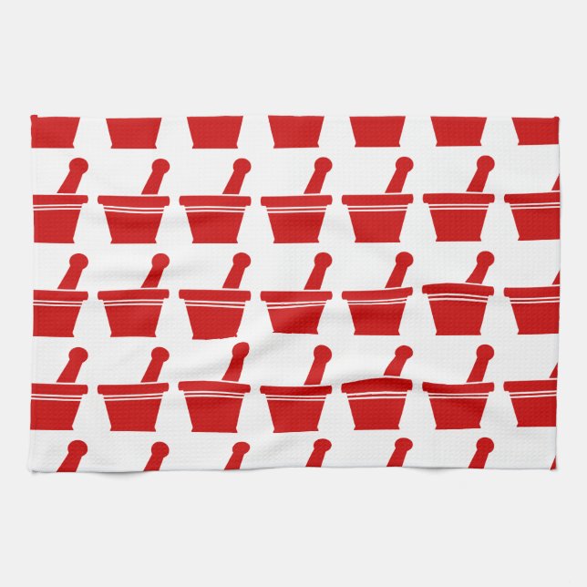 Paño De Cocina Mortero y Pestle (Horizontal)